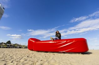 Wärmflasche, Strand, Ostsee