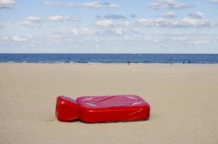 Wärmflasche, Strand, Ostsee