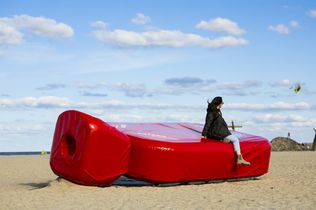 Wärmflasche, Strand, Ostsee