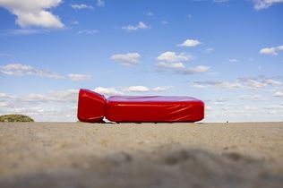 Wärmflasche, Strand, Ostsee